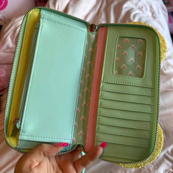 Disney Parks Loungefly Mini Backpack, wallet, & matching ears! Beautiful pastel. - Picture 2 of 5
